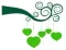 Zidni tatoo Under the Hearts R04 120x90cm 005733 6CF73B - thumbnail 1