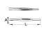 UNIOR Pinceta ravna, 140 mm, art. 1344 619282 - thumbnail 1
