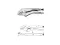 UNIOR Klešta grip - 175mm, NIKLOVANA art.430 601551 924563 - thumbnail 1