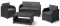 Garnitura William 2 PE Ratan 2 Fotelje, Sto, Sofa - thumbnail 1