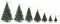 Jelka Foil Green Calgary 100 cm - thumbnail 1