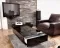 Klub Sto Maxx 80 x 80 x 35 cm Sa Jednom Fiokom Black - thumbnail 1