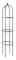 Baštenski Luk Obelisk - 185 x 40 x 40 cm - thumbnail 1