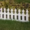 Baštenska Ogradica Pro Garden 2.4 m x 30 cm Bela - thumbnail 1