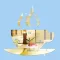 Zidni Akrilni Sat Time For Coffee Gold T5437G - thumbnail 1