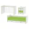 Lorelli Drveni krevetac za bebe 3u1 Maxi Plus White Beech 10150300028 - thumbnail 1