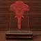 3D LED Lampa Illusions by Black Cut Elephant Blue - thumbnail 1