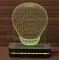 3D LED Lampa u 9 boja Black Cut Bulb Multicolor - thumbnail 1