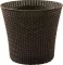 Curver Velika saksija za cveće Conic Planter 56.5L Braon - thumbnail 1