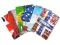 Velike sveske na linije - pakovanje 10 komada Retro Flags - thumbnail 1