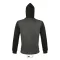 Sols Uniseks dukserica Silver charcoal/black veličina M 47700 - thumbnail 1