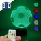 3D LED RGB lampa sa promenljivom bojom svetlosti Lopta - thumbnail 1