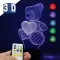 3D LED RGB lampa sa promenljivom bojom svetlosti Meda - thumbnail 1
