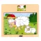 WOODY Puzzle Set 6 motiva DOMAĆE ŽIVOTINJE 12 delova 93010 - thumbnail 1