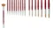 PEBEO Brushes - Iris - Četkica liner - polyamide - bordo br.2 670243 - thumbnail 1