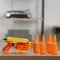 NERF Oružje sa municijom Pištolj Alpha Strike FANG QS 4 TARGET Blaster Set 13 delova E8308  - thumbnail 1