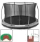 Ugradna trampolina sa zaštitnom mrežom 396cm - thumbnail 1