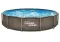 Okrugli bazen sa metalnim ramom 366x76cm Summer Waves Rattan Sa filter pumpom - thumbnail 1