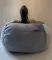 Lazy Bag Jumbo tamno sivi od mikrofibera - thumbnail 1