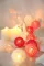Dekortaivne lampice Venuto 29958-10 crvena-krem - thumbnail 1