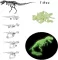 BEST LUCK Set 3D svetleći dinosaurus T-REX BE699805 - thumbnail 1