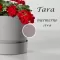 Tara saksija 30cm mermerno siva - thumbnail 1