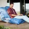 Lazy bag fotelja XXL Blue Pixel - thumbnail 1