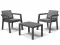 Balkonska garnitura sa jastucima za sedenje Emilly Patio Graphite 247065 - thumbnail 1