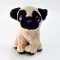 Plišana igračka pas mops Daisy 23cm - thumbnail 2