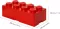 Kutija za odlaganje sa poklopcem LEGO® Kocka 8  50x25x18cm crvena 4004 - thumbnail 2