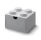 Stona fioka LEGO® Kocka 4 15x15x11cm siva 4020 - thumbnail 2