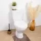 Tendance Wc Daska Sa Inox Okovima 37,5x46cm Mdf Bela - thumbnail 2