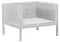 Lounge Set Oregano Vanila White - 2 Fotelje + Dvosed + Sto + Jastuci - thumbnail 2