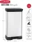 Curver kanta za otpatke 50L Deco srebrna CU 02162-582 - thumbnail 2