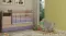 Lorelli Drveni krevetac Trend Plus White Violet - thumbnail 2