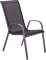 Kafe Garnitura Mabel Black - 4 Stolice i Sto Sa Staklom - thumbnail 2