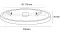 LED ugradna panel lampa 18W dnevno svetlo LUPF-O-20/W - thumbnail 2