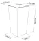 Prosperplast Saksija za cveće sa uloškom Urbi Square 61cm Antracit - thumbnail 2