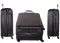 Set ABS kofera Enova Sevilla Black 55cm-65cm-75cm 514240 - thumbnail 2