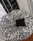Ljuljaška Jaje - Metalna Domestico BLACK sa jastukom WHITE ORNAMENT - thumbnail 2