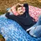 Lazy bag fotelja XXL Blue Pixel - thumbnail 2