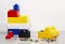 Kutija sa poklopcem LEGO® Kocka 4  25x25x18cm žuta 4003 - thumbnail 3