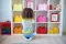 Kutija za odlaganje LEGO® Kocka 4  25x25x18cm pastelnožuta 4003 - thumbnail 3