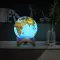 3D Stona lampa u obliku planete Zemlje - thumbnail 3