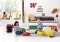 Kutija - fioka za odlaganje LEGO® Kocka 4  25x25x18cm žuta 4005 - thumbnail 4