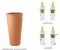 DiMartino Visoka Saksija Od Smole Tirso Plus 40 White - thumbnail 4