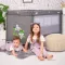 Lorelli Putni krevetac sa 2 nivoa Noemi 2 Rose velvet unicorn 10080552151 - thumbnail 4