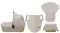 KIKKA BOO Kolica za bebe 2 u 1 BALI ZEN Beige Melange - thumbnail 4