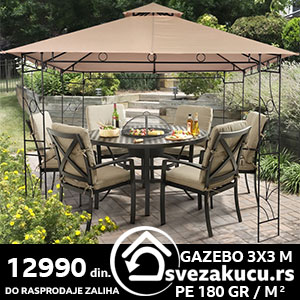 Paviljon Gazebo 3x3 Akcija