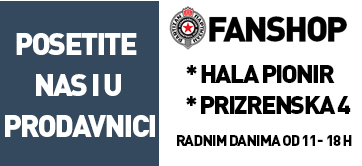 Prodavnice BC Partizan Fan Shop